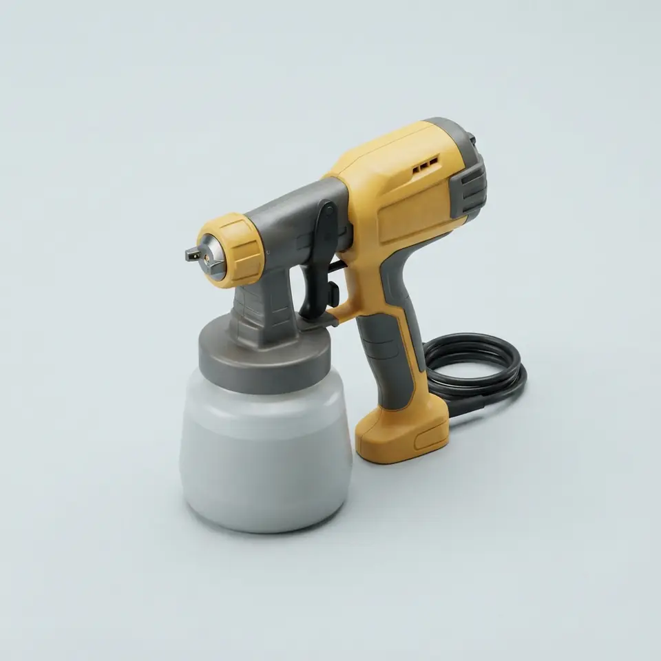 Pistola de pintura elétrica. Ilustração da categoria, não do anúncio.