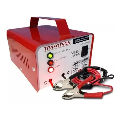 Foto do anúncio: Carregador de Bateria Automotiva CF5 12 Volts 5 Amp/Hr, Bivolt, Flutuante, Qualquer bateria 12 Volts