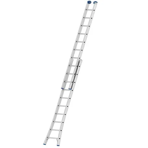 Foto do anúncio: Escada Extensível 3x1 2x10 Degraus em Alumínio Pés Antiderrapantes Suporta Até 150kg - MOR
