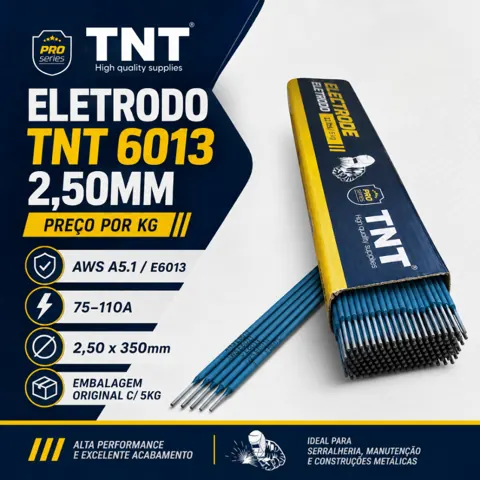 Foto do anúncio: Eletrodo Solda Elétrica 6013 2,5mm Caixa c/05kg