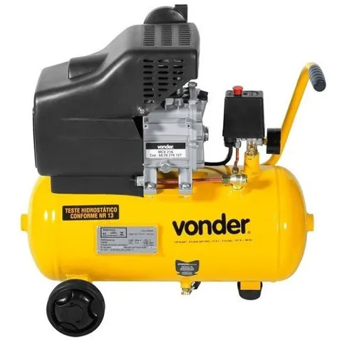 Foto do anúncio: Motocompressor de Ar Compacto e Portátil 8,0 pcm 21,6 litros MCV216 Vonder