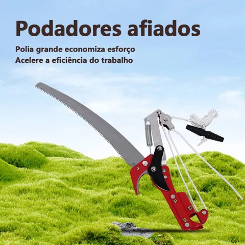 Foto do anúncio: Podador De Galhos Altos Tesoura 2 Em 1 Serra E Poda Com Serrote Super Forte e Resistente
