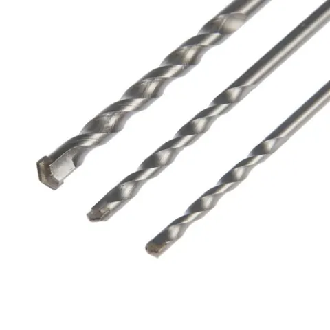 Foto do anúncio: Broca longa Alvenaria Concreto kit 3 peças ou Individual 8mm 10mm 12mm X 300mm Brocas Videa Extra Longa