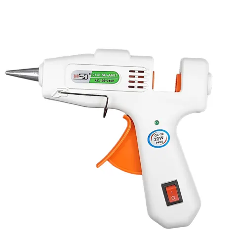 Foto do anúncio: Pistola De Cola Quente Bivolt 110/220v Profissional 20w Botão Liga e Desliga Revolver Pequena Para Cola Fina 7mm