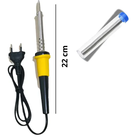 Foto do anúncio: Kit Ferro De Solda Soldar Soldador 110v ou 220v 40w ou 60w Com Estanho Resistente