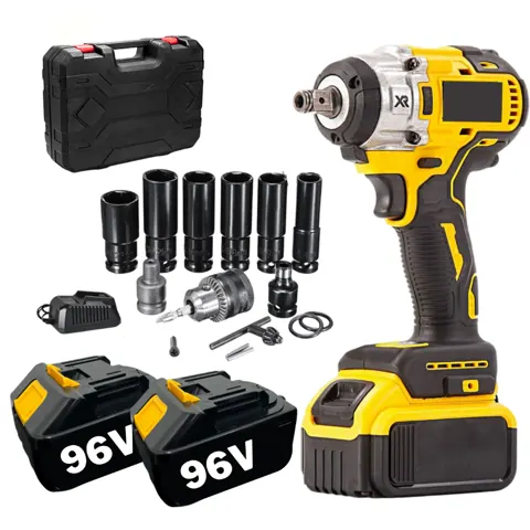 Foto do anúncio: Parafusadeira Furadeira e Chave De Impacto 48v 02 Baterias Sem Fio Soquetes com Maleta Profissional