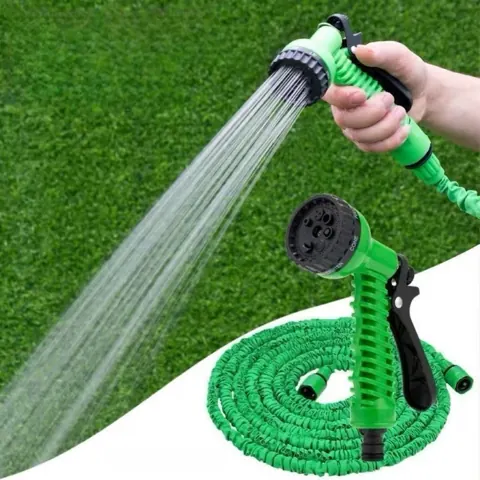 Foto do anúncio: Mangueira Expansível 15m ou 30m com Pistola 7 Jatos Flexível Retrátil Jardim