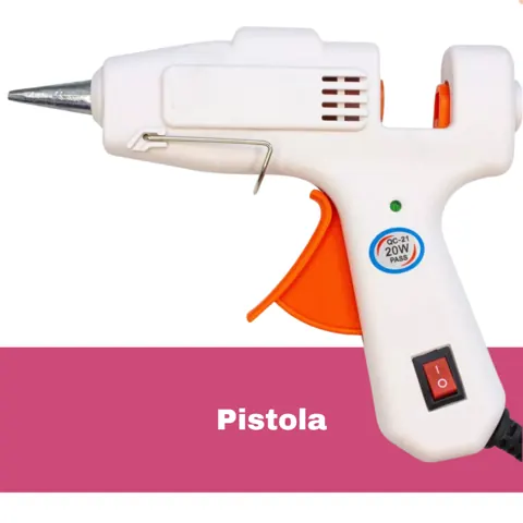 Foto do anúncio: Pistola De Cola Quente Bivolt 110 / 220v com botão liga e desliga Artesanato Profissional 20W para Cola de 7mm