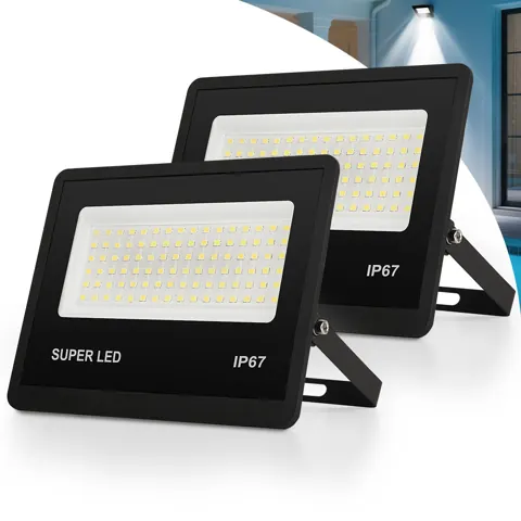 Foto do anúncio: Kit 2 a 8 Refletor LED 300W Holofote Bivolt Super Brilhante e Econômico IP67 à Prova d'Água Externas