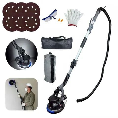 Foto do anúncio: Lixadeira De Teto Parede Elétrico 1800W Telescópica Profissional + Outros Acessórios ENVIO IMEDIATO