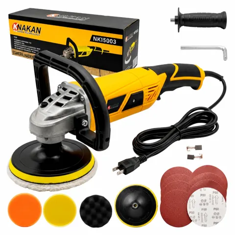 Foto do anúncio: Politriz e Lixadeira Angular 7 Pol. 1480W Profissional Automotiva Com Kit