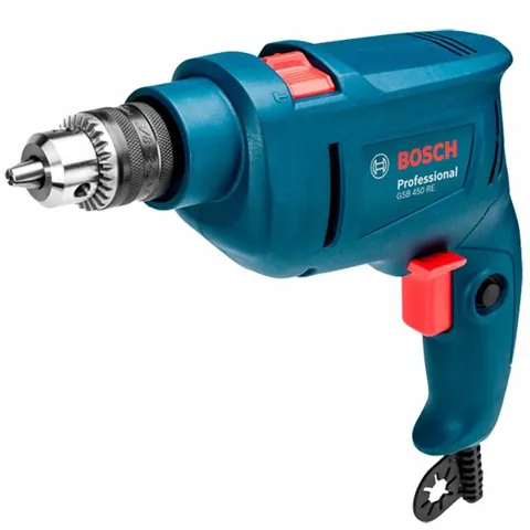 Foto do anúncio: Furadeira Industrial de Impacto 3/8 POL com Reversão 450W GSB 450 RE BOSCH