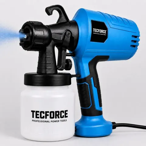 Foto do anúncio: Pistola de Pintura Elétrica 500W com Fio Pulverizador 1L TecForce 110V ou 220V