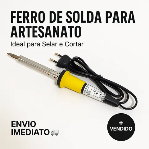 Foto do anúncio: Ferro de Solda para Artesanato Feltro/Selar/Cortar 110V 220V Profissional
