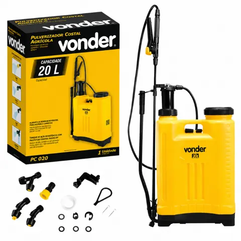 Foto do anúncio: Bomba De Veneno Costal Pulverizador Agrícola Manual 20 Litros Vonder Original Resistente C/ Alças