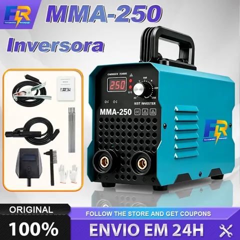 Foto do anúncio: Máquina de Solda Inversora MMA-250 IGBT Bivolt 110V/220V Portátil Profissional