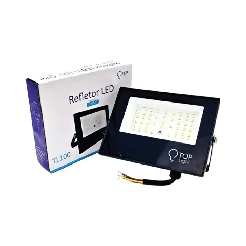 Foto do anúncio: Kit 2 un Refletor 100w Projetor Led Branco Frio Slim Holofote Bivolt Prova Dágua 6500k mini