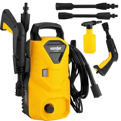 Foto do anúncio: Lavadora de Alta Pressão Potente Compacta 1200W Porta Detergente Lav1300 Vonder