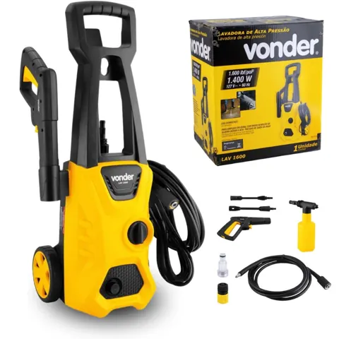 Foto do anúncio: Lavadora De Alta Pressão Vonder C/ Rodas, 1.600 lbf/pol² 1400w Super Potente - Original Vonder