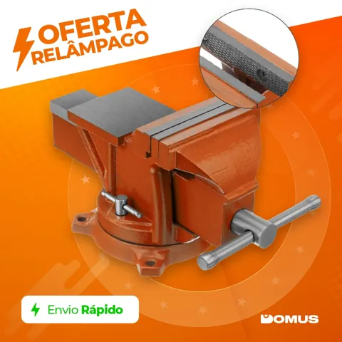 Foto do anúncio: Torno Morsa de Bancada Rotativa com Bigorna 5" 125 mm Sparta