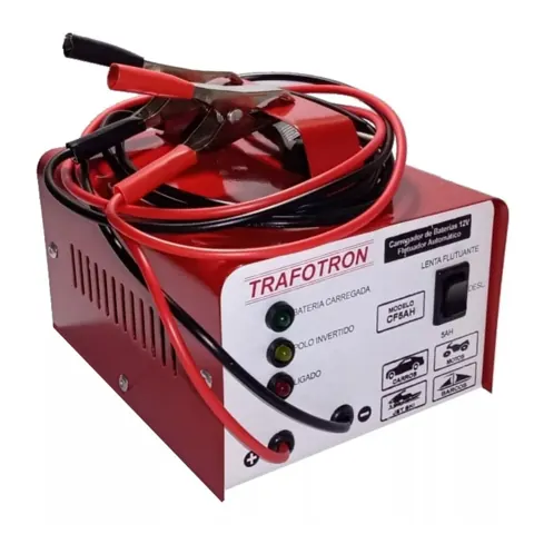 Foto do anúncio: Carregador de Bateria Automotiva CF5 12 Volts 5 Amperes/Hr, Bivolt, Flutuante Inteligente Carro, Moto, Barco, Jetski e E