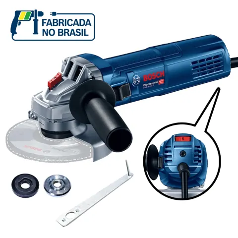 Foto do anúncio: Esmerilhadeira GWS 9-125 S Bosch 900W Controle Velocidade