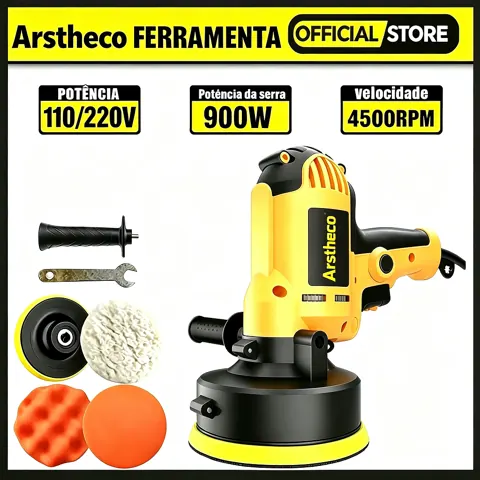 Foto do anúncio: Politriz Lixadeira Automotiva Profissional com regulagem de velocidade 125mm 900W 110V/220V