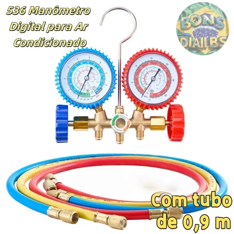 Foto do anúncio: Manifold (R22 - R134A - R404A) Mangueira 0,90m VLCT-536