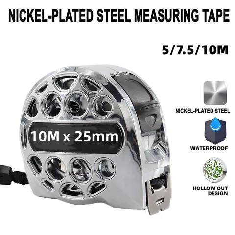 Foto do anúncio: FITA MÉTRICA AÇO INOX PROFISSIONAL 3M/5M/7.5M/10M – ALTA PRECISÃO, ÁGUA-RESISTENTE, ANTI-FERRUGEM