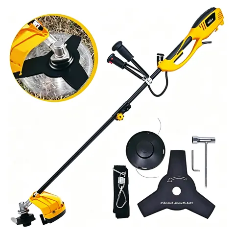 Foto do anúncio: Roçadeira Elétrica Motor 2800/2000W cabo bipartido Aparador de Grama e Cortador de Grama para Jardim
