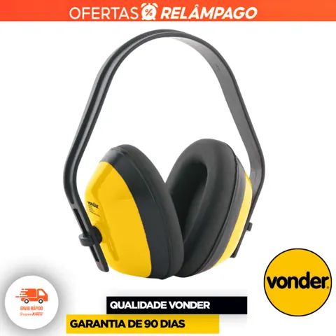 Foto do anúncio: Abafador De Ruido Protetor Auricular Tipo Concha 10DB Epi Vonder Resistente Profissional Premium Top