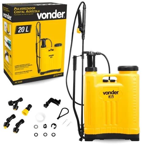 Foto do anúncio: Pulverizador Manual Costal 20L Vonder Com Alças 20L Bomba Pulverização