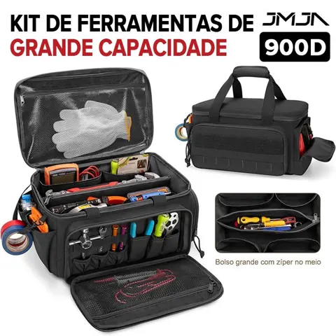 Foto do anúncio: JMJN Bolsa Porta-Ferramentas Profissional Impermeável Grande Capacidade Organizador para Eletricista e Manutenção