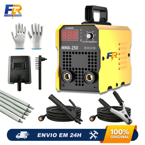 Foto do anúncio: Máquina de Solda Inversora MMA 250/300 Tecnologia IGBT Portátil Profissional para Serralheria e Reformas