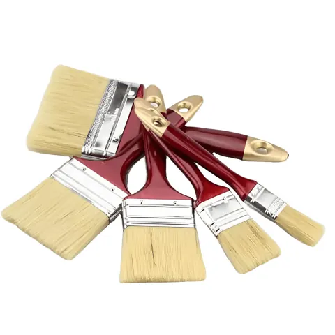 Foto do anúncio: Kit 5 Pincéis Trincha Para Construção Multiuso Pintura Tamanhos Variados -Pinceis
