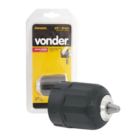 Foto do anúncio: Mandril de Aperto Rápido Vonder 0,8 a 10mm 3/8" x 24 Fios para Furadeira