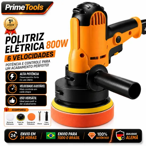 Foto do anúncio: Politriz Elétrica Automotiva 800W 6 Velocidades Lixadeira Polidor