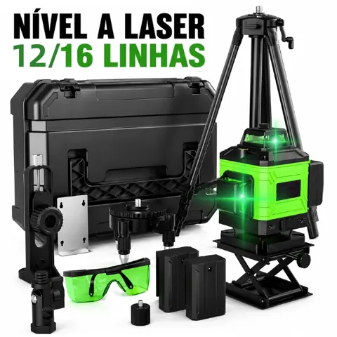 Foto do anúncio: 12/16 Linhas Nível a Laser Ajustável Nível 360 ° Medição Da Linha De Ferramentas Rotativas De Auto-Nivelamento Interno