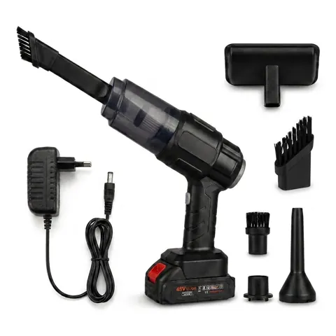 Foto do anúncio: Aspirador De Pó Para Carro Sem Fio 48V - 3000mAh / 30W Recarregável De Alta Potência- XL