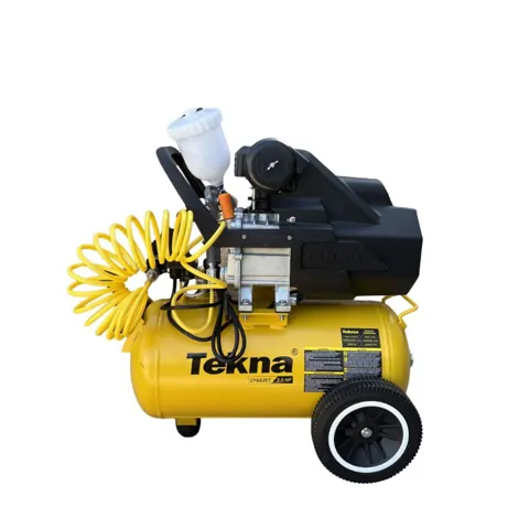 Foto do anúncio: Compressor de Ar Tekna CP8525T-1CK3 22L 2,5HP Máx 8 Bar 127V/220V + Kit Pintura 3 Acessórios