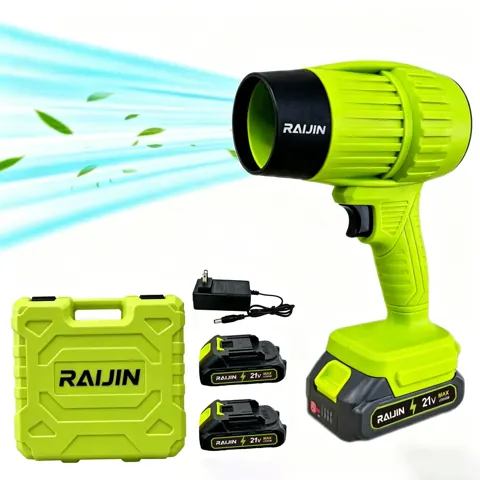 Foto do anúncio: RAIJIN Soprador de Folhas Ventilador Turbo de Alta Potência para Limpeza Quintal Jardim Remoção de Pó Folhas Secas