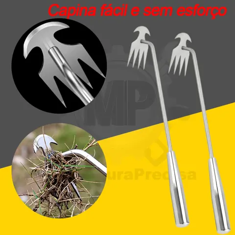 Foto do anúncio: Jardim Weeder Ancinho Ferramentas Manual Erva Daninha Grama Enraizamento Pá Metal Afrouxamento Escavação Do Solo Ferrame